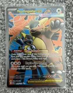 Mega Kangaskhan EX 164/132 Full Art Holo Pokemon TCG Mega Evolution - Image 1