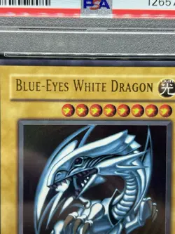 2002 SDK-001 Blue-Eyes White Dragon PSA 9 Vintage Yu-Gi-Oh Misprint / Name Shift - Image 3
