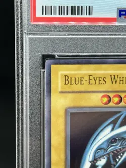 2002 SDK-001 Blue-Eyes White Dragon PSA 9 Vintage Yu-Gi-Oh Misprint / Name Shift - Image 4