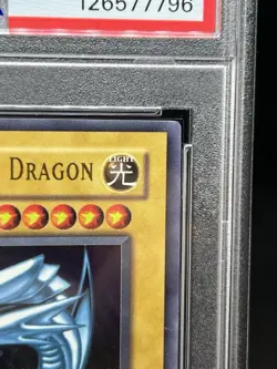 2002 SDK-001 Blue-Eyes White Dragon PSA 9 Vintage Yu-Gi-Oh Misprint / Name Shift - Image 5