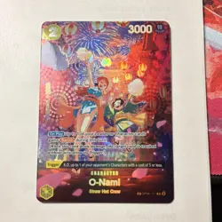 Bandai One Piece O-Nami OP06 SP OP06-101 BGS BECKETT BLACK LABEL CONTENDER - Image 1
