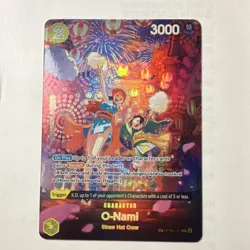 Bandai One Piece O-Nami OP06 SP OP06-101 BGS BECKETT BLACK LABEL CONTENDER - Image 3