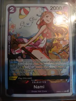 Nami PRB02-012 ENGLISH Premium Booster -The Best- Vol. 2 FOIL NM Rare One Piece - Image 1