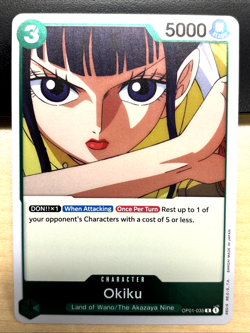 One Piece Romance Dawn OP01-035 Okiku RARE English Foil - Image 1