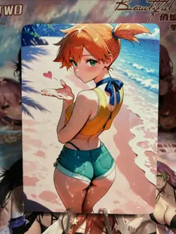 Non-Holo Beautiful Waifu Card Goddess Story CCG Anime Waifu Double Sided - Image 1