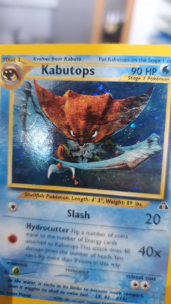 Kabutops 6/75 Holo Swirl - Neo Discovery Set - Pokemon Card - Lightly Played - Image 2