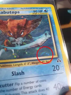 Kabutops 6/75 Holo Swirl - Neo Discovery Set - Pokemon Card - Lightly Played - Image 4