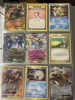 Binder collection(216 Cards) Pokemon TCG-mix of vintage, New, Holo, EX/V, Etc. - Image 1