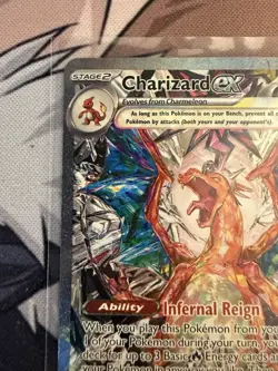 Pokemon TCG Charizard EX Holo Ultra Rare Card 223/197 SV03 Obsidian Flames - Image 2