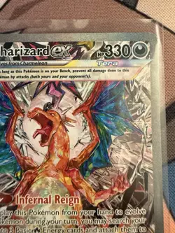 Pokemon TCG Charizard EX Holo Ultra Rare Card 223/197 SV03 Obsidian Flames - Image 3