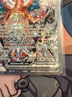 Pokemon TCG Charizard EX Holo Ultra Rare Card 223/197 SV03 Obsidian Flames - Image 4