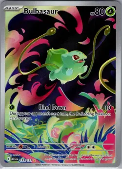 Bulbasaur - 133/132 ME01: Mega Evolution - Pokemon Card - NM - Image 1