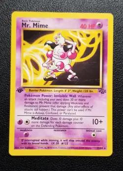 Mr. Mime Lot - 1st Edition, Jungle, Sabrina - Pokemon TCG 1999 - 3 Cards - Image 2