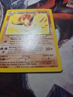 Pokemon TCG Light Flareon Neo Destiny Card 46/105 Unlimited Uncommon MP - Image 4
