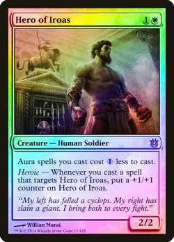 Hero of Iroas FOIL Born of the Gods NM White Rare MAGIC MTG CARD ABUGames - Image 1