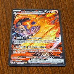 Pokemon TCG Team Rockets Moltres EX Holo Card 229/182 Sir Destined Rivals - Image 2