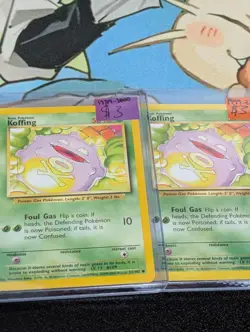 KOFFING 51/102 Base Set 4th Print 1999-2000 Pokemon Card *Free Shipping* - Image 3