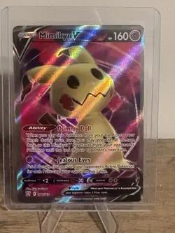 Pokemon Mimikyu v Full Art Ultra Rare TCG Card Battle Styles 148/163 NM - Image 1