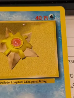 Staryu Common Spanish Card Base Set 65/102 1999-2000 Spain Print - Image 3