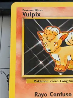 Pokemon Vulpix Base Set 68/102 Spanish 1999-2000 Spain Print Fire Type Card - Image 2