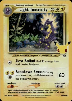 Light Toxtricity Holo Promo SWSH: Sword & Shield Promo Cards SWSH137 NM - Image 1