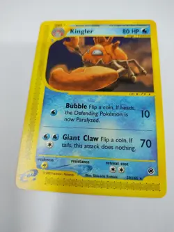 MINT Pokemon Cards Kingler 50/165 Rare Expedition Base Set WOTC - Image 1