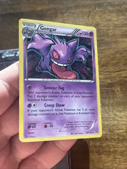 Pokemon Gengar Holo Rare Card 60/162 XY Breakthrough 2015 Mid Era Foil Wow - Image 3