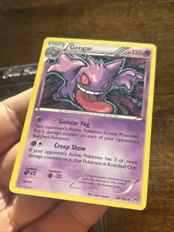 Pokemon Gengar Holo Rare Card 60/162 XY Breakthrough 2015 Mid Era Foil Wow - Image 4