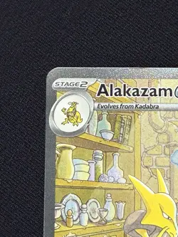 Alakazam ex 201/165 Special Illustration Rare SIR SV 151 Pokemon Card NM - Image 3