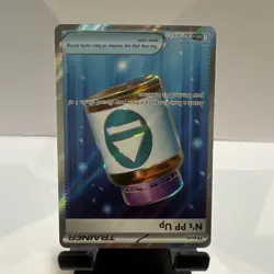 Pokemon N's PP Up 262/217 ASCn Ultra Rare Full Art Holo Trainer-Item TCG Card - Image 2