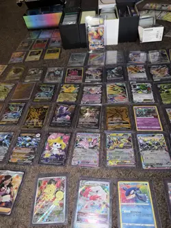 Huge Pokemon Card Collection Lot Gold Rainbow Promos Binders ETB Boxes. - Image 4