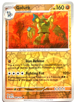 Pokemon Golurk! + FREE extra Rare card! - Image 1