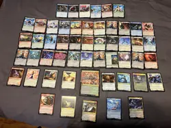 MTG LARGE FINAL FANTASY Themed Magic The Gathering Card Lot+ Xtras Added! - Image 1