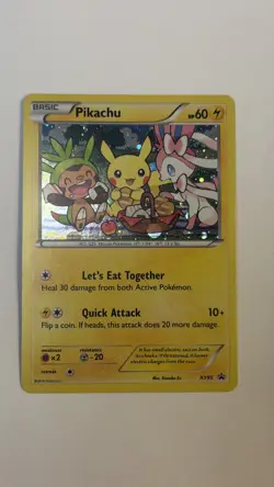 Pikachu XY95 Promo XY Black Star Promos Pokemon Near Mint - Image 1