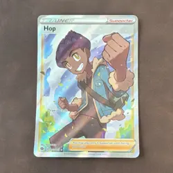 Pokemon TCG Hop Trainer Full Art Ultra Rare Holo 073/073 Champion's Path - Image 1