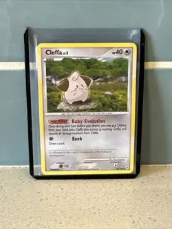 Cleffa Non-Holographic Common 78/130 Pokemon TCG Diamond & Pearl LP - BUY IT NOW - Image 1
