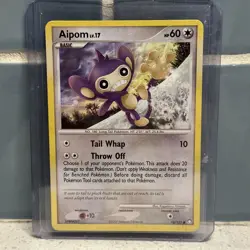 Pokemon - Aipom - #70/123 - Non Holo - Mysterious Treasures - LP - BUY IT NOW! - Image 2