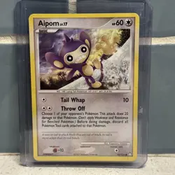 Pokemon - Aipom - #70/123 - Non Holo - Mysterious Treasures - LP - BUY IT NOW! - Image 5