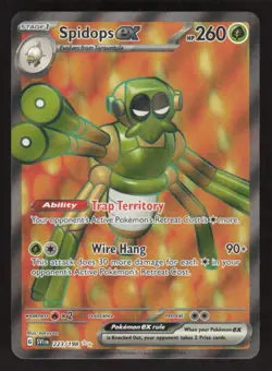 2023 SV01 SCARLET & VIOLET BASE SET SPIDOPS EX 223/198 MINT ULTRA RARE POKEMON - Image 1