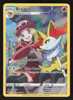 2022 SWSH12 SILVER TEMPEST TRAINER GALLERY BRAIXEN TG01/TG30 ULTRA RARE POKEMON - Image 1