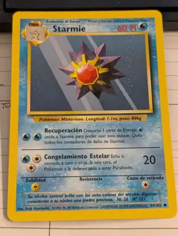 Starmie 64/102 Spanish Base Set 1999-2000 Spain Print - Image 1