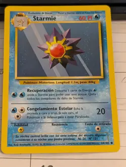 Starmie 64/102 Spanish Base Set 1999-2000 Spain Print - Image 2