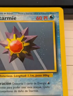 Starmie 64/102 Spanish Base Set 1999-2000 Spain Print - Image 4