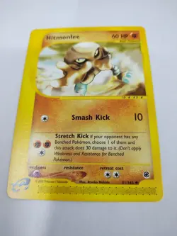 MINT Pokemon TCG Hitmonlee Expedition Base Set 81/165 Regular Uncommon - Image 3