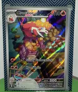 Pokemon TCG Crocalor Scarlet & Violet Paldea Evolved 202/193 - Image 1