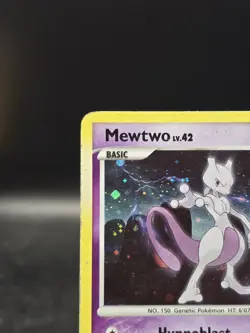 Pokemon TCG Mewtwo Lv. 42 #11/146 DP Legends Awakened Holo Rare MP - Image 2