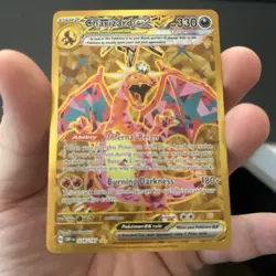Pokemon TCG Hyper Rare Gold Charizard EX Obsidian Flames 228/197 NM Fast Ship! - Image 1