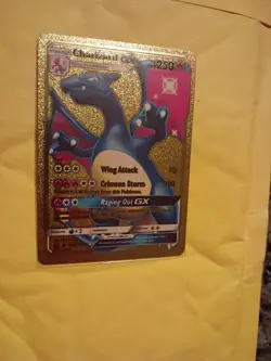 Pokemon TCG Charizard GX Hidden Fates SV49/SV94 Holo Full Art - Image 1