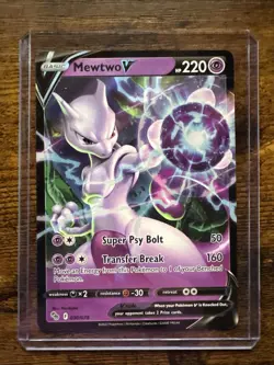 Pokemon TCG - Mewtwo V - 030/078 - Pokemon GO - NM Ultra Rare (2022) - Image 1