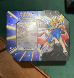 Pokemon TCG Slashing Legends Tin - Zacian ex - 5 Booster Packs New Sealed - Image 2